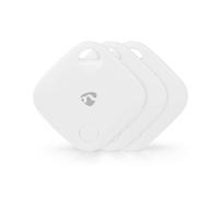 Nedis Bttag10Wt3 Keyfinder Battery Powered 3X Cr2032 Incl. Battery(s) Bluetooth&Reg;-Version : 5.1 Durée de vie de la batterie jusqu'à : 1 an Blanc 3 pièces