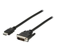 Nedis - Câble adaptateur - HDMI mâle pour DVI-D mâle - 3 m - noir - rond