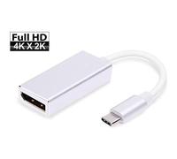 Nedis Adaptateur USB-C vers DisplayPort DP Alt Mode (4K 60 Hz) Noir 0,15 mètre