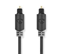 Câble audio optique toslink mâle - toslink mâle 3,0 m anthracite