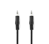 Nedis, câble audio stéréo 10 m mâle à mâle compact, noir