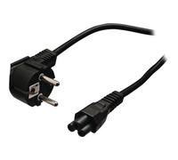 Nedis - Câble d'alimentation - power CEE 7/7 (M) incliné pour IEC 60320 C5 - 10 A - 2 m - rond - noir