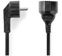 câble d'alimentation schuko mâle coudé schuko femelle 3.0 m noir