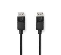 - Câble DisplayPort - DisplayPort (M) verrouillé pour DisplayPort (M) verrouillé - DisplayPort 1.4 - 2 m - rond, support 8K - noir
