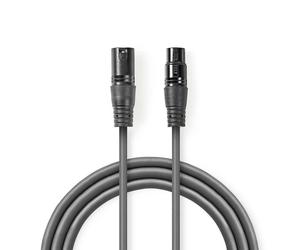 NEDIS Câble DMX 3 Pin Mâle / 3 Pin Femelle 1M