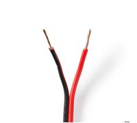 Nedis Câble Haut-Parleur 2 x 0.75 mm² - 100 mètres - Câble Haut-Parleur 2 x 0.75 mm² - 100 mètres - Gaine transparente ( Catégorie