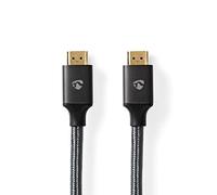- Câble HDMI avec Ethernet - HDMI mâle pour HDMI mâle - 1 m - anthracite, bronze - support 4K