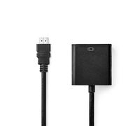 Nedis Câble HDMI-VGA Connecteur HDM I - VGA Femelle 0,2 m