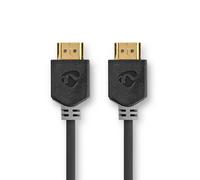 Nedis Câble HDMI ultra haute vitesse - HDMI mâle - HDMI mâle - 8K@60Hz - 48 Gbps - 3.00 m - rond - 6.7 mm - anthracite - boîte