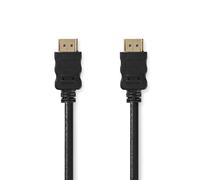 Nedis Câble High Speed HDMI avec Ethernet - HDMI mâle - HDMI mâle - 4K@30Hz - ARC - 10.2 Gbps - 20.0 m - rond - PVC - noir - Label