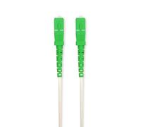 NEDIS Câble patch à fibre optique - SMF (phase de mode simple) - SC/APC - SC/APC - 100 Gbps - 2 m - Blanc - Boîte cadeau avec Euro Lock