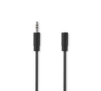 Nedis Câble rallonge audio jack 5 m connecteurs mâle vers femelle Noir