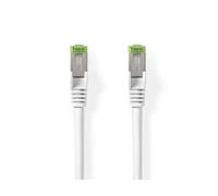Nedis Câble réseau CAT 8.1 RJ45 mâle RJ45 Mâle 1,00m Rond LSZH Blanc