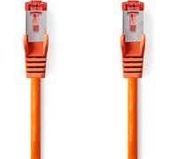 Nedis Câble réseau CAT6 - RJ45 mâle - RJ45 mâle - S/FTP - 15.0 m - rond - LSZH - orange - enveloppe