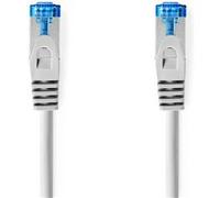 Nedis Câble réseau CAT6a S/FTP RJ45 Male RJ45 Male 0.25 m Snagless Rond LSZH Gris Label Gris G