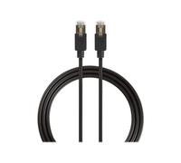 - Câble réseau - RJ-45 (M) pour RJ-45 (M) - 2 m - paire torsadée écrantée (F/UTP) - CAT 6 - moulé, rond - anthracite
