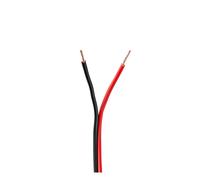 Nedis Câble Rond pour Haut-parleur Double Conducteur de 0.75mm2 en Bobine 100m
