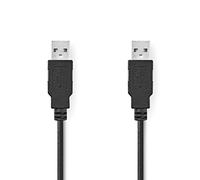 Nedis Câble USB 2.0 a Mâle - a M Acho 1.0 M Noir