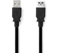 Nedis CCGL61010BK20 câble USB USB 3.2 Gen 1 (3.1 Gen 1) 2 m USB A Noir