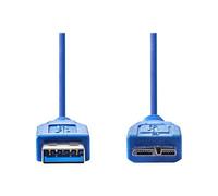 Nedis CCGP61500BU50 câble USB USB 3.2 Gen 1 (3.1 Gen 1) 5 m USB A Micro-USB B Bleu