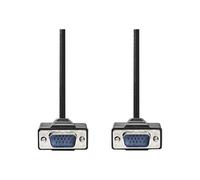 Nedis - Câble VGA - HD-15 (VGA) (M) pour HD-15 (VGA) (M) - 20 m - rond, vis moletées - noir