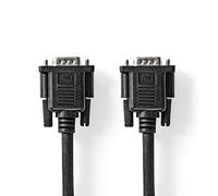 Nedis Câble VGA mâle-femelle 2 m Noir