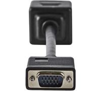 NEDIS Câble VGA - VGA mâle - 2x VGA femelles - 0,2 m - noir