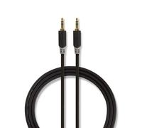 Nedis Câble audio stéréo CABW22000AT10 3,5 mm mâle - 3,5 mm mâle 1,0 m anthracite