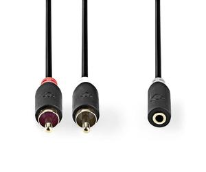 Nedis CABW22255AT10 câble audio 1 m 2 x RCA RCA Anthracite