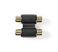 Nedis CABW24952AT changeur de genre de câble 2 x RCA 2x RCA Female Anthracite