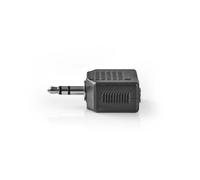 Nedis CAGB22945BK changeur de genre de câble 3.5 mm 2x 3.5 mm Female Noir