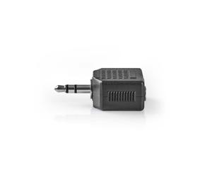 Nedis CAGB22945BK changeur de genre de câble 3.5 mm 2x 3.5 mm Female Noir