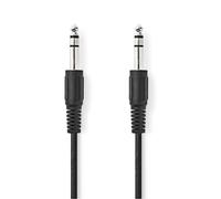 Nedis CAGL23000BK20 câble audio 2 m 6,35 mm Noir