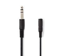 Nedis CAGL23050BK50 câble audio 5 m 6,35 mm Noir
