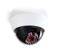 NEDIS Caméra de Sécurité Factice Dôme IP44 Blanc