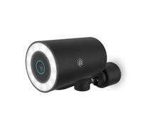 Nedis Caméra extérieure SmartLife Wi-Fi Spotlight 4K / 3840x2160 IP65 microSD (non inclus) / Onvif / Stockage dans le Cloud (facultatif) 5 V DC Avec capteur de mouvement Vision nocturne Noir G