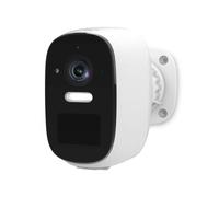 Nedis, Caméra d'extérieur intelligente 4MP Quad HD 1440p, WLAN, SmartLife, blanc