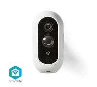 NEDIS Caméra extérieure SmartLife Wi-Fi 1920x1080 IP65 Blanc