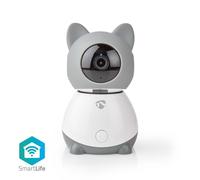 NEDIS Caméra IP d'Intérieur Wi-Fi Intelligente Nedis Panoramique/Inclinaiso