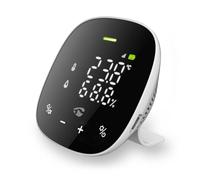 Nedis Capteur de Qualité de l'air Wi-Fi et de Dioxyde de Carbone avec Écran LED