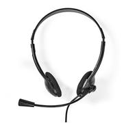 NEDIS Casque audio filaire avec microphone - USB-A et USB-C Noir