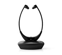 Nedis Écouteurs intra-auriculaires HPRF010BK – Sans fil RF, station de charge, 4,5 h – Noir
