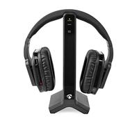 Nedis Système d'écouteur HPRF321BK circum-aural radio sans fil Noir