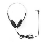 Nedis Casque Filaire Jack 3.5mm avec Basses Puissantes Ultra-léger Noir