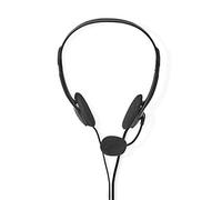 Nedis Casque PC CHST100BK bandeau circum-aural filaire 2 connecteurs 3,5 mm Noir