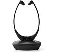 Nedis Casque sans fil Radiofréquence (RF) In-Ear Station de charge noir