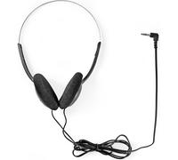 Nedis casque supra-auriculaire avec câble - 3.5 mm - longueur de câble : 1.20 m - noir