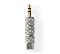 Nedis Catb22935Gd Stereo Audio Adapter 3.5 Mm Male 6.35 Mm Female Gold-plated Straight Metal Gold / Metal 1 Piece Cover Window Box