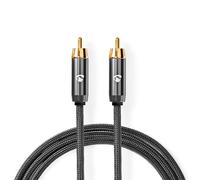 Nedis CATB24100GY30 câble audio 3 m RCA Gris