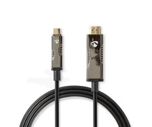 Nedis CCBG6410BK100 changeur de genre de câble USB-C HDMI Noir